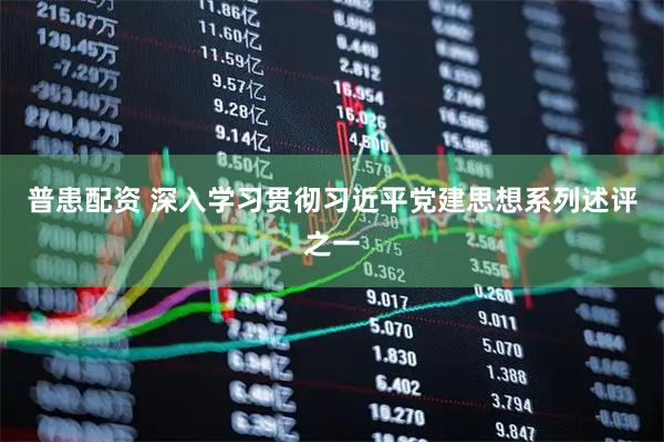 普患配资 深入学习贯彻习近平党建思想系列述评之一